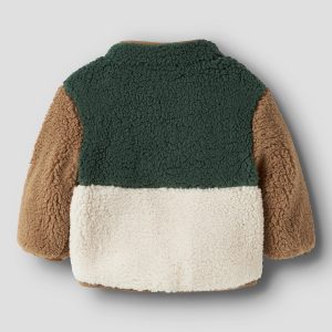 NBMMACEY TEDDY JACKET JUNGLE GREEN - Image 2