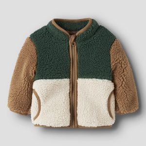 NBMMACEY TEDDY JACKET JUNGLE GREEN - Image 4