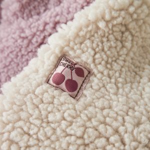 NBFMACEY TEDDY JACKET BLOCK VIOLET ICE - Image 3