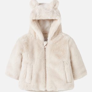 NBFMILA JACKET HOOD MOONBEAM – Image 1