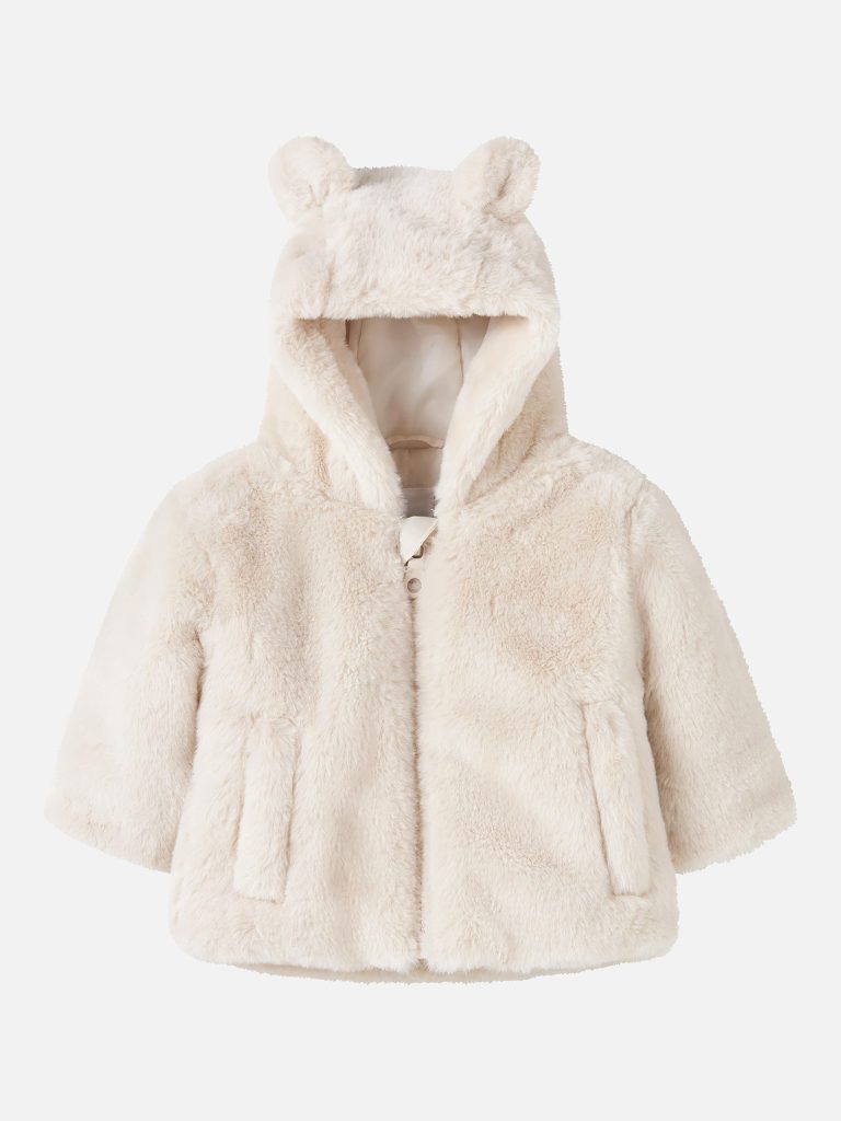 NBFMILA JACKET HOOD MOONBEAM