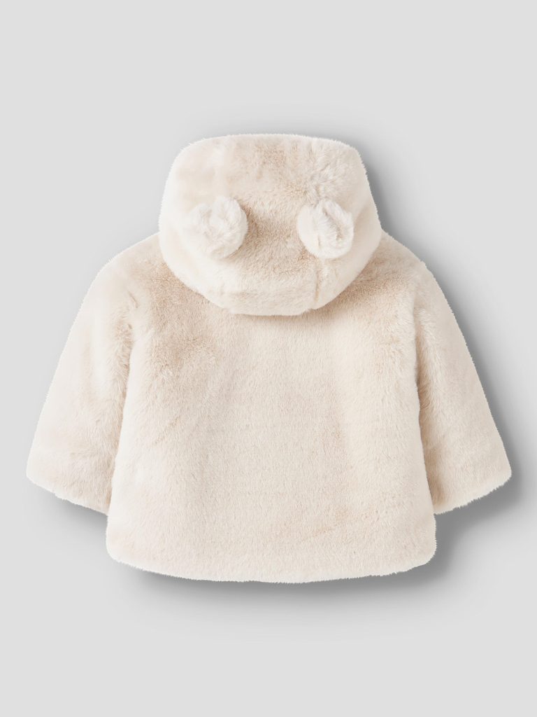 NBFMILA JACKET HOOD MOONBEAM