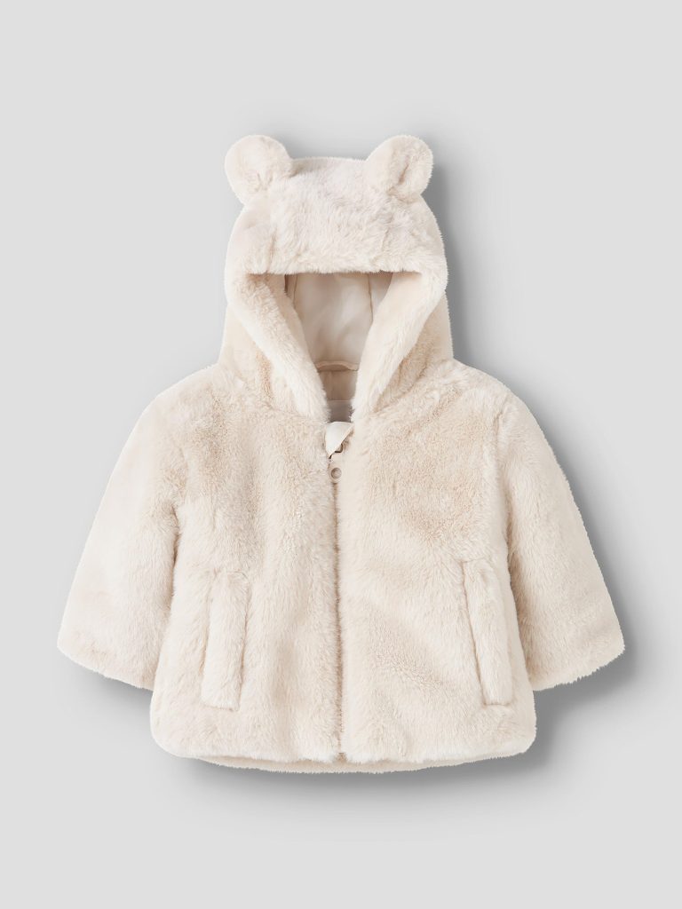 NBFMILA JACKET HOOD MOONBEAM