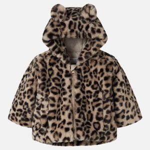 NBFMILA JACKET HOOD HUMUS LEO BABY – Image 1