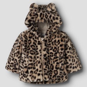 NBFMILA JACKET HOOD HUMUS LEO BABY – Image 4