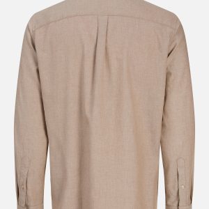 JJEFIELD MELANGE SHIRT LS OATMEAL – Image 2