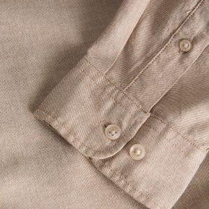 JJEFIELD MELANGE SHIRT LS OATMEAL – Image 4