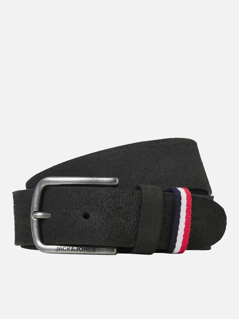 JACESPO SUEDE BELT NOOS BLACK