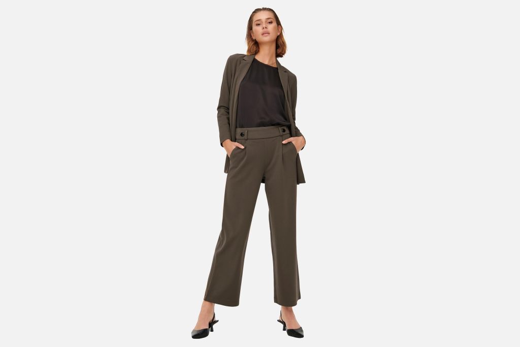 JDYGEGGO LIFE NEW LONG PANT JRS CHOCOLATE