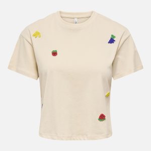ONLBELLA SS FRUIT TOP BOX BIRCH FRUIT EMB BELLA – Image 1