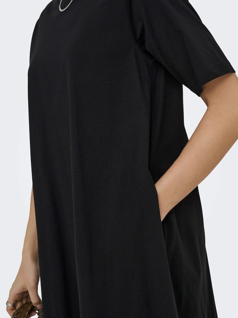 ONLMARA SS POCKET DRESS JRS BLACK