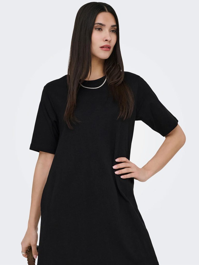 ONLMARA SS POCKET DRESS JRS BLACK