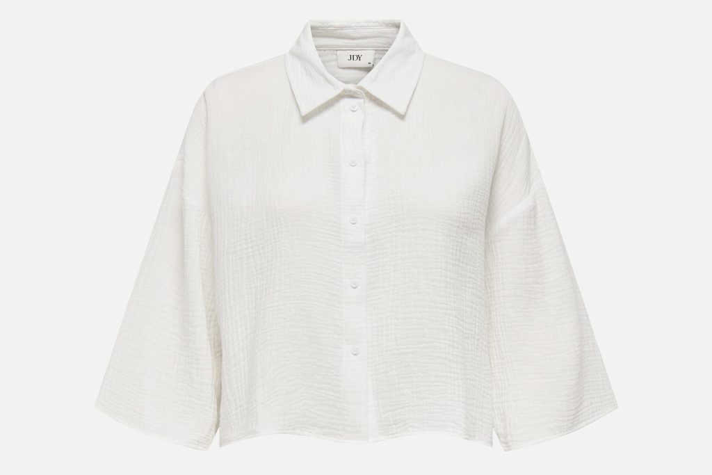 THEIS LIFE CROP SHIRT CLOUD DANCER