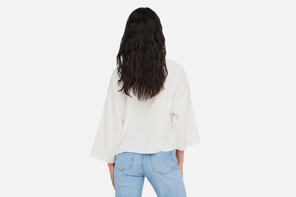 THEIS LIFE CROP SHIRT CLOUD DANCER