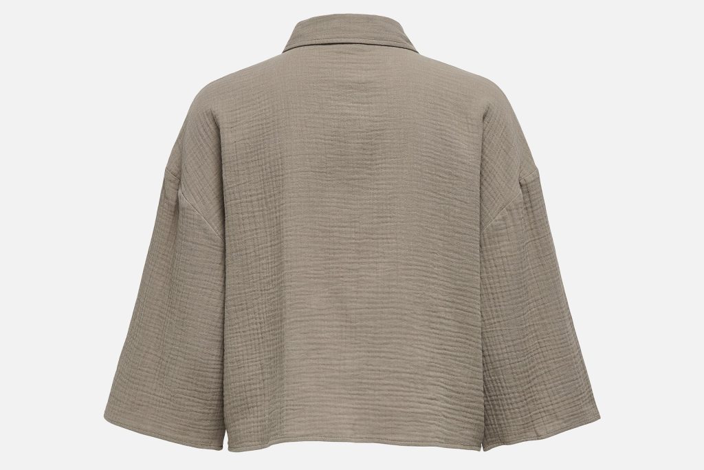 THEIS LIFE CROP SHIRT WVN BIRNDLE