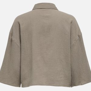 THEIS LIFE CROP SHIRT WVN BIRNDLE - Image 2