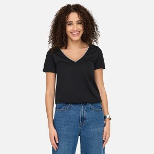 DALILA VNECK LUREX BLACK SILVER – Image 3