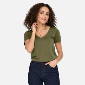 DALILA VNECK LUREX CHIVE GOLD - Image 3