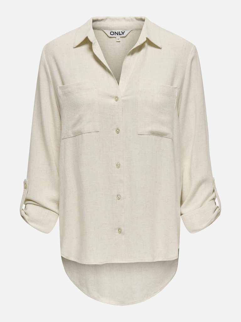 ONLYASMINSIESTA LS LI BL SHIRT MOONBEAM