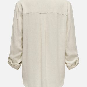 ONLYASMINSIESTA LS LI BL SHIRT MOONBEAM – Image 2