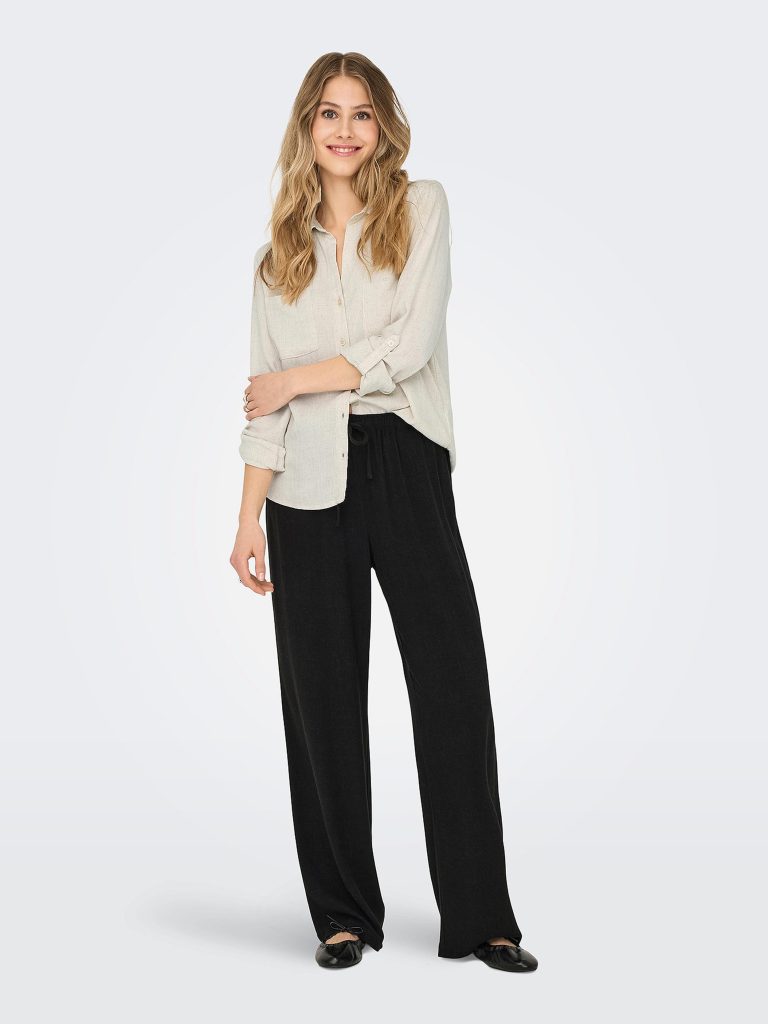ONLYASMINSIESTA LS LI BL SHIRT MOONBEAM