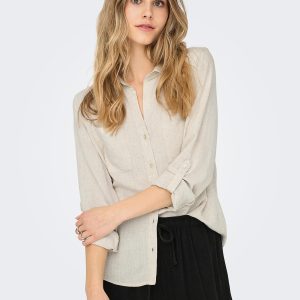 ONLYASMINSIESTA LS LI BL SHIRT MOONBEAM – Image 6