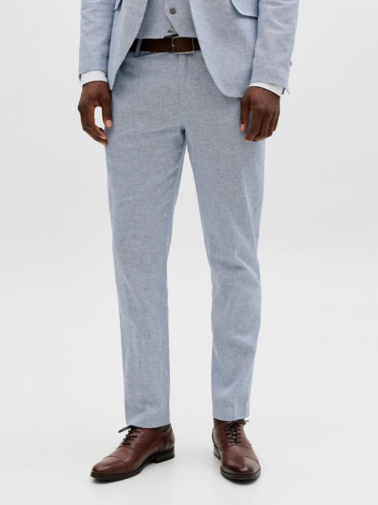 JPRMARTIN SUMMER TRS LINEN BLEND FADED DENIM
