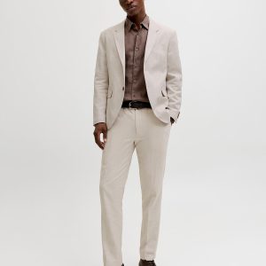JPRMARTIN SUMMER TRS LINEN BLEND ANCIENT SCROLL – Image 3