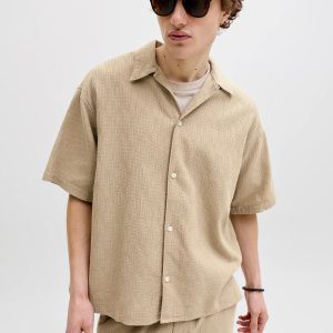 JORMONTAUK WAVY TEXTURE SHIRT CROCKERY - Image 4