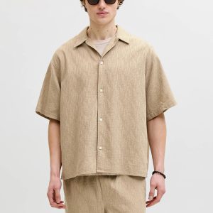 JORMONTAUK WAVY TEXTURE SHIRT CROCKERY - Image 5