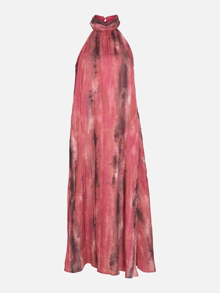 VIVAIA HALTERNECK SL ANKLE DRESS HOLLY BERRY