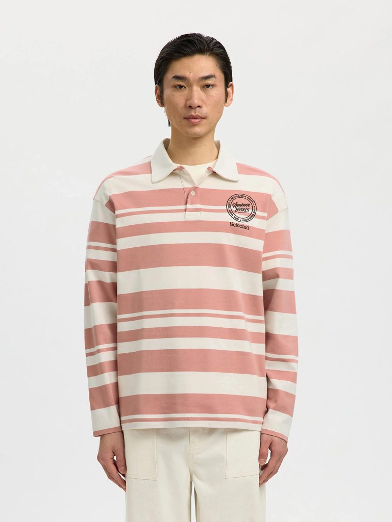 SLHRELAXJACK LS POLO HOTEL AMOUR EGRET ROSE