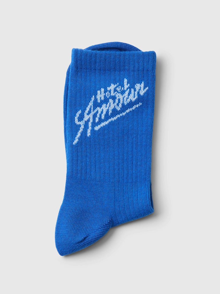SLHMORTEN AMOUR SOCK VICTORIA BLUE