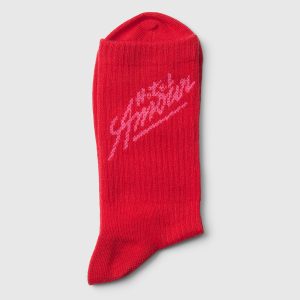 SLHMORTEN AMOUR SOCK POINSETTIA – Image 2