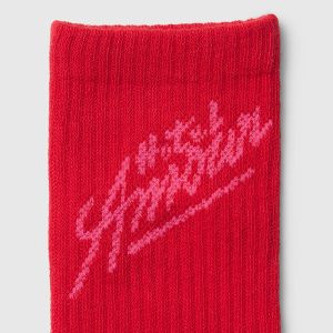 SLHMORTEN AMOUR SOCK POINSETTIA – Image 3