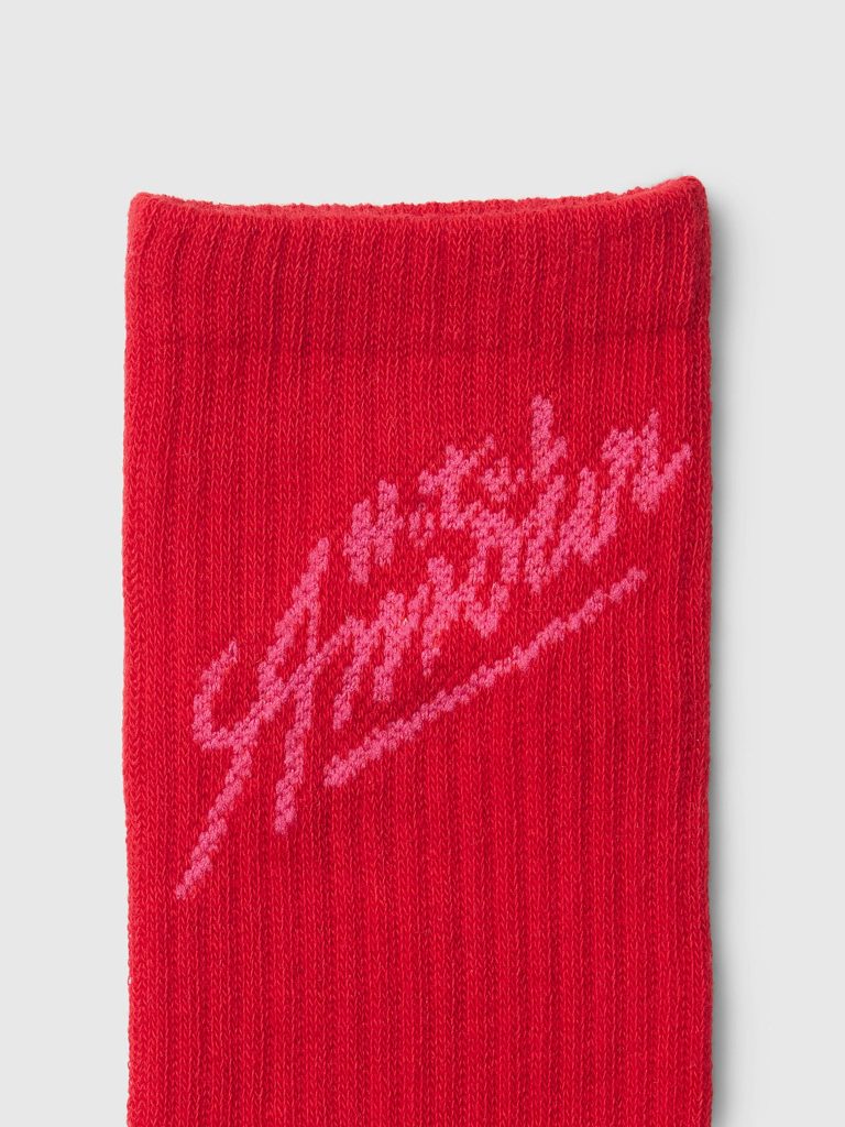 SLHMORTEN AMOUR SOCK POINSETTIA
