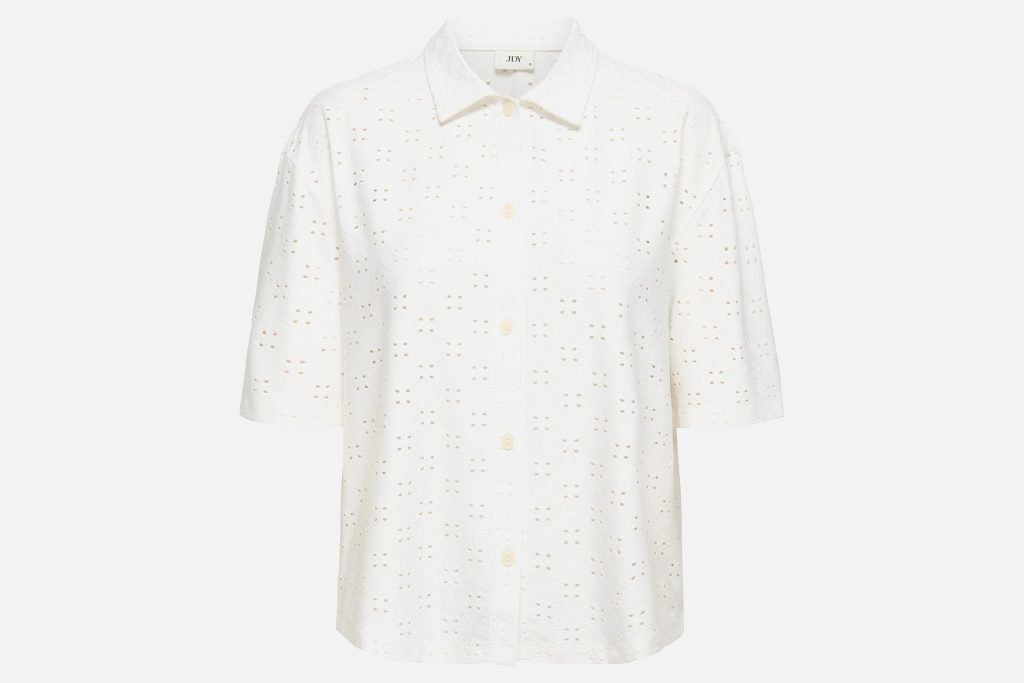 CATHINKA BUTTON TOP CLOUD DANCER