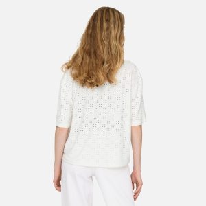 CATHINKA BUTTON TOP CLOUD DANCER - Image 2
