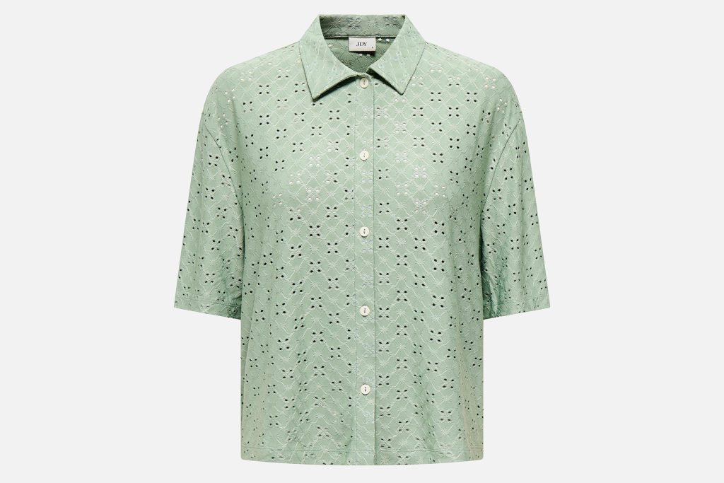 CATHINKA BUTTON TOP HEDGE GREEN