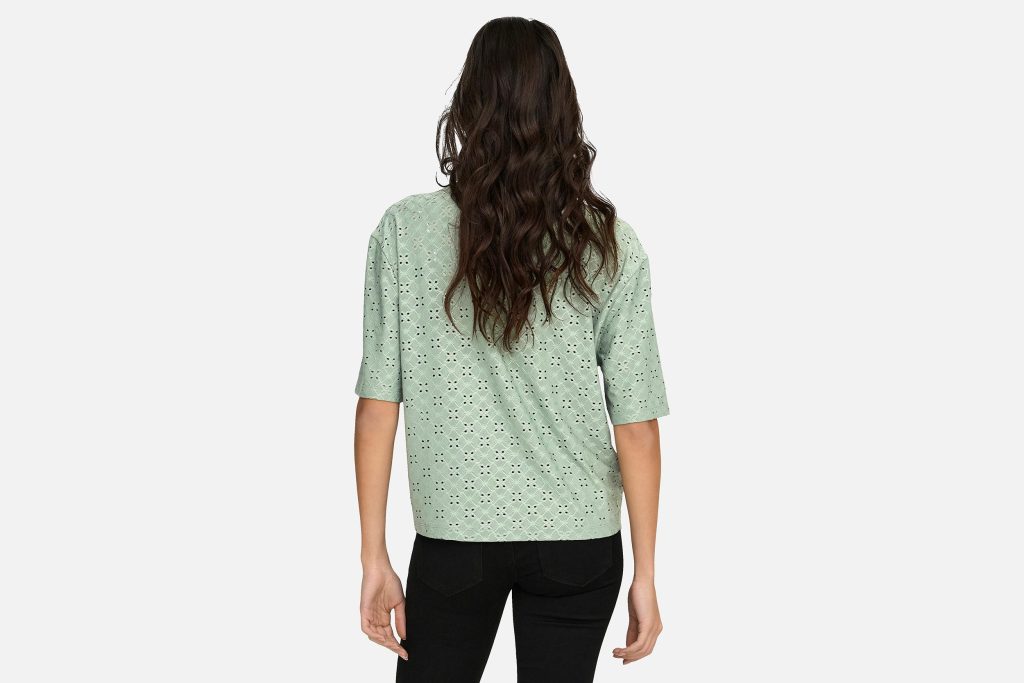 CATHINKA BUTTON TOP HEDGE GREEN