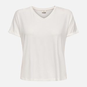 SISSY VNECK TOP CLOUD DANCER – Image 1