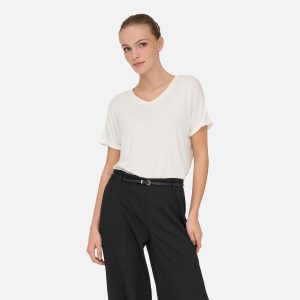 SISSY VNECK TOP CLOUD DANCER – Image 3