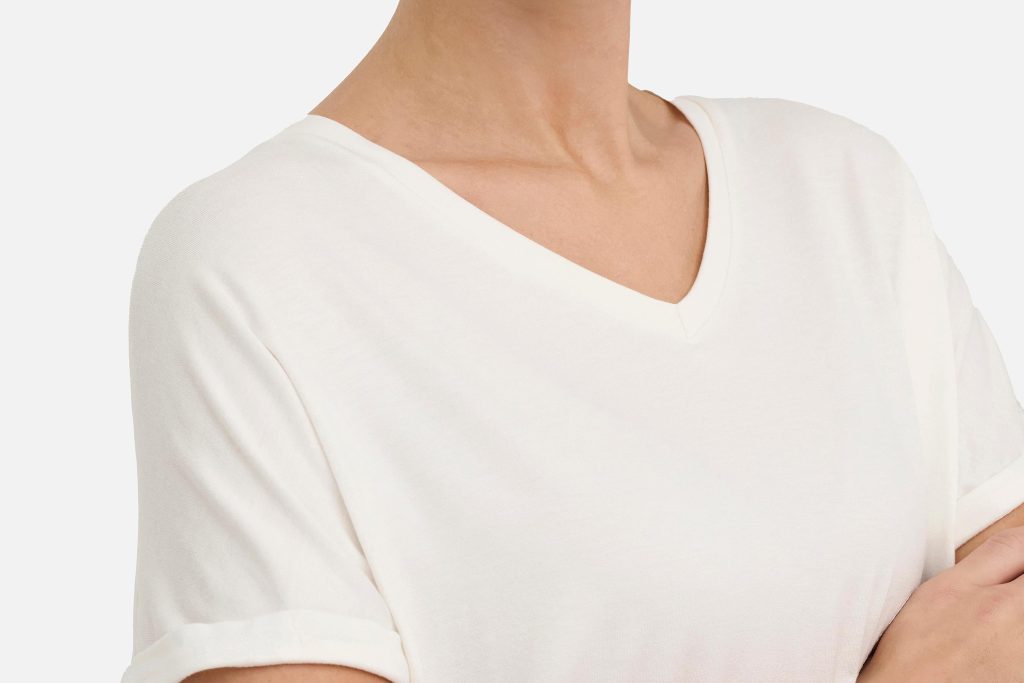 SISSY VNECK TOP CLOUD DANCER