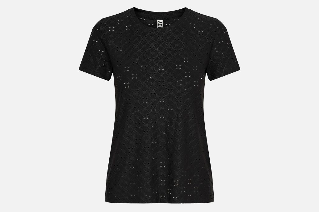 CATHINKA TAG TOP BLACK
