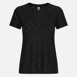 CATHINKA TAG TOP BLACK - Image 1