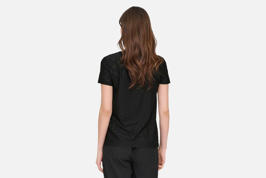 CATHINKA TAG TOP BLACK