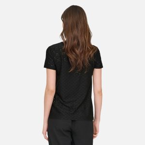 CATHINKA TAG TOP BLACK - Image 4