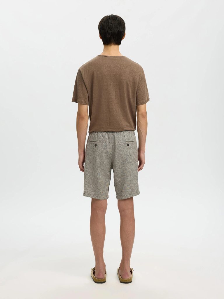 SLMREGULARBRODY LINEN BLD SHORTS DELICIOSO