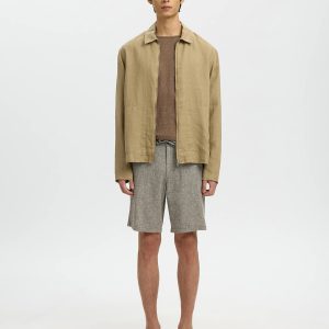 SLMREGULARBRODY LINEN BLD SHORTS DELICIOSO - Image 3