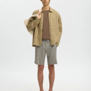 SLMREGULARBRODY LINEN BLD SHORTS DELICIOSO - Image 4